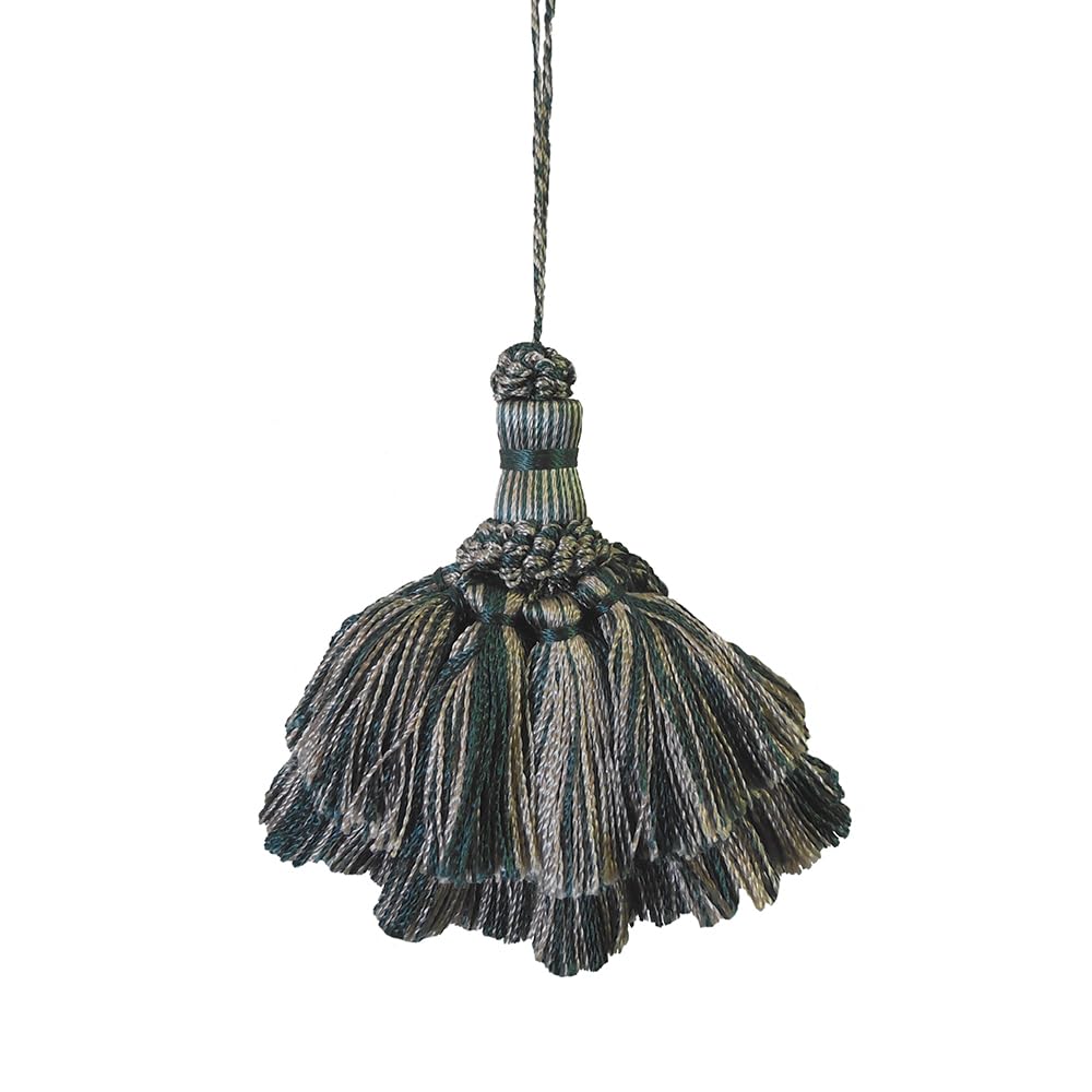 4 Pack Tassel Set 5in Decorative Tassel Ornament β Elegant Hanging Charm for Wall, Door, Bag or Gift Wrapping