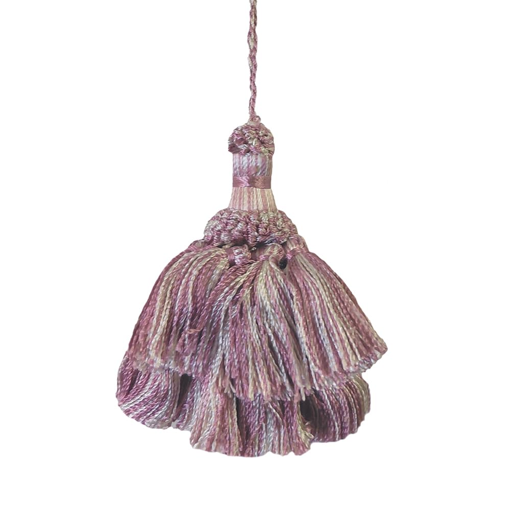 4 Pack Tassel Set 5in Decorative Tassel Ornament – Elegant Hanging Charm for Wall, Door, Bag or Gift Wrapping