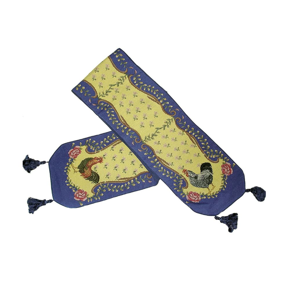 Handmade Embroidered Table Runner – Elegant Table Decor with Delicate Stitching for Dining Tables, Weddings, and Home Decor