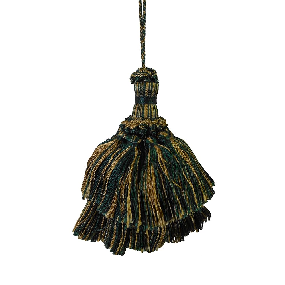 4 Pack Tassel Set 5in Decorative Tassel Ornament – Elegant Hanging Charm for Wall, Door, Bag or Gift Wrapping