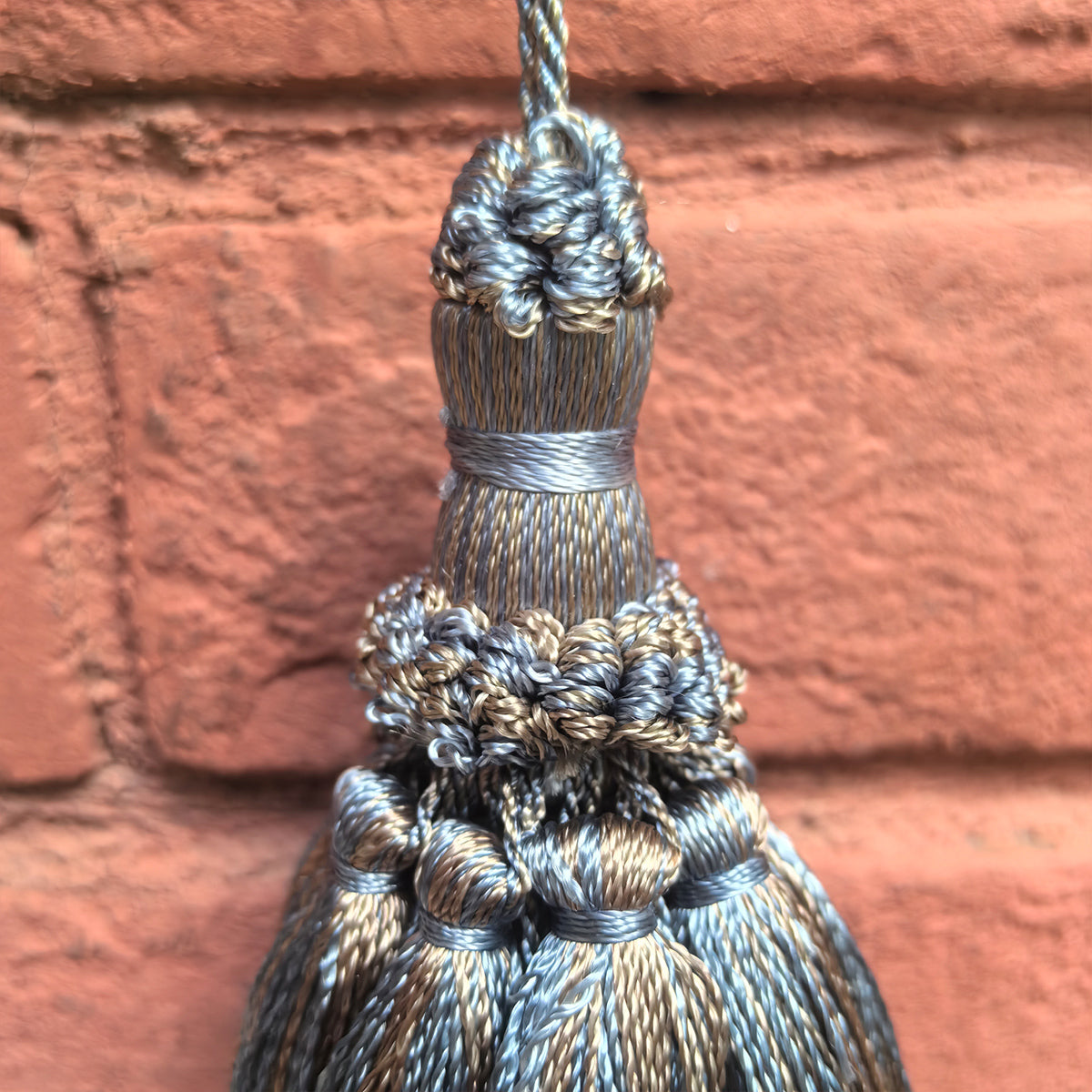 4 Pack Tassel Set 5in Decorative Tassel Ornament – Elegant Hanging Charm for Wall, Door, Bag or Gift Wrapping